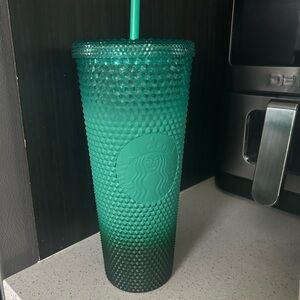 Starbucks Green Tumbler with Straw